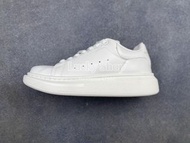 全新🌸Alexander McQueen 經典厚底小白鞋 白色 休閒鞋