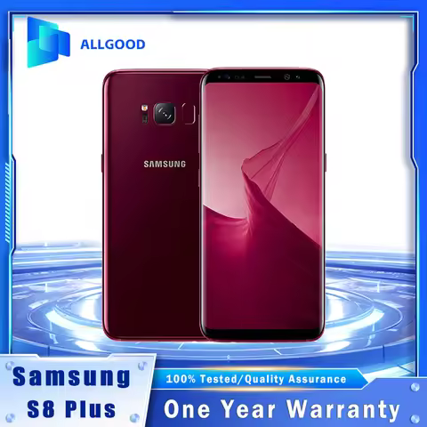 Samsung Galaxy S8 Plus G955U 4G Mobile Phone 6.2 Inch 4GB 64GB 12MP Dual Pixel Camera NFC Iris Scann
