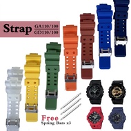 Silicone Strap For Casio G Shock GA110 GA100 GD100 GD110 Watchband Ga110 Bnb Ga-100 Ga300 Dw5600 6900 Durable Belt Watch Correa