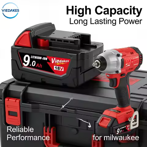 18V Battery 6.0Ah 9.0Ah Rechargeable Battery For Milwaukee 18v battery for M18 Cordless Tools 48-11-