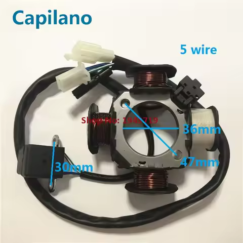 motorcycle AG100 engine inner rotor ignition stator magneto coil for SUZUKI 100cc AG 100 Address V10