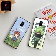 Samsung A8 2018 - A8 Plus - A8 Star Case - Samsung Case With Galaxy &amp; Roro Jumb Images - TPU Back