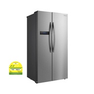 [BULKY] MIDEA MRM584S 515L SIDE BY SIDE FRIDGE ENERGY LABEL: 2 TICKS 2 YEARS WARRANTY BY MIDEA