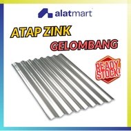 Atap Zink Kampung 0.20mm | Bumbung Zink Bergelombang | 1FT–10FT