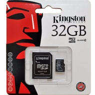 Kingston เมมโมรี่การ์ด SDC10G2 32 GB SDHC/SDXC Class 10 UHS-I Micro SD Card with Adapter / Mac Moder