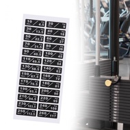 CCPlanet Weight Stack Labels 4.5-117Kg Decals Weight Stickers
