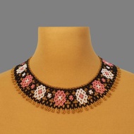 Collar necklace for woman, Unique bohemian bead necklace