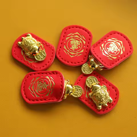 1Pc Lucky Wealth Turtle Amulet Fengshui Lucky Turtle Wallet Charm Money-biting Turtle Ornaments Deco