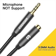 ESSAGER 3.5mm Male to Female HiFi TRS 3 Section Audio Jack Cable 2M - EYPY335-YYA0G