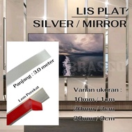 Grade plate list a + 3 meter strip + 3 meter gold black silver mirror hairline adhesive glue 3m code