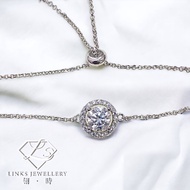 ［Real Moissanite］Can Pass Diamond Test 18K Gold Round Bag Bracelet MBG005 Moissanite Bracelet/Moissa