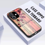 NEWEST OPPO A3X Motif Glass Softcase - Cellphone Case - Cellphone Casing - NEWEST OPPO Case - OPPO A