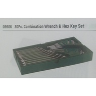 SATA 09906 30PC. COMBINATION WRENCH & HEX KEY SET