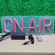 ป้ายไฟนีออน ON AIR ไฟประดับตกแต่ง ไฟและของตกแต่ง ป้ายไฟตกแต่งหน้าร้าน