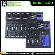 4/7 Channel dj Mixer with Bluetooth Echo Effect Mixer for On-site