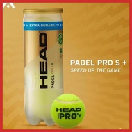 (PADEL) HEAD PADEL PRO S+ PADEL BALL/ PADEL BALL (NEW, VIRAL, CURRENT SPORTS)