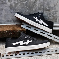 SHADOW ISLAND SONIC BLACK WHITE MEN'S SNEAKERS Original TRENDY STYLE SHOES/