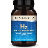 Dr. Mercola H2 Molecular Hydrogen Tablets, Creates Hydrogen Rich Water (8 ppm), Supports Cellular En