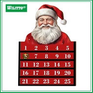Holiday Home Decoration Wooden Santa Countdown Calendar Wooden Christmas Countdown Calendar Festive