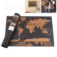 Scratch World Map Poster Scratchable World Travel Map Gifts
