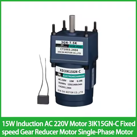 15W Induction AC 220V Motor 3IK15GN-C Fixed speed Gear Reducer Motor Single-Phase Motor Miniature Sl