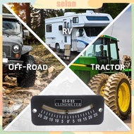 SEL Slope Angle Meter Protractor Tilt Level Meter Gauge 25-0-25 Clinometer 45-0-45