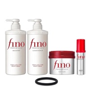 Fino Premium Touch Complete Hair Spa Set - Shampoo (550ml), Conditioner (550ml), Mask (230g) & Hair 