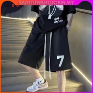 M-7XL Men Short Shorts Men's Clothing Pants Plus Size Street Sports Boy Black Beach Pants Gym Basket