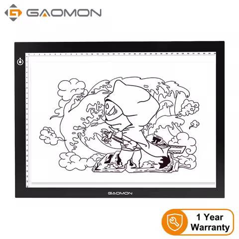 GAOMON GB4 Ultra Thin LED Light Pad Box 13*9 Inch Large Size Tattoo Tracing Board for Sketching Draw