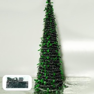 [lzdxwcke3pu] Artificial Christmas Tree Artificial Pencil Christmas Tree Indoor Enterway Foldable Xm