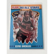 CLYDE DREXLER Classic 1990 FLEER NBA Cards BestBuy Investment Portland Trailblazers
