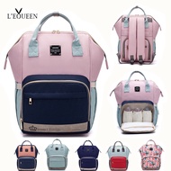 LEQUEEN Diaper Bag Baby Care Mummy Maternity Bag Large Storage Travel Waterproof Antifouling Backpac