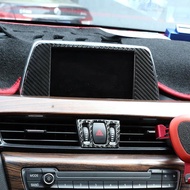 Real Carbon Fiber Car Navigation Frame Trim For BMW X1 F48 2016-2019 Accessories