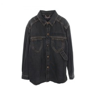 【二手】LOUIS VUITTON牛仔夾克，飾有品牌標誌刺繡，RM231M UQ4 HOS12W，棉質牛仔夾克，女款，二手 A