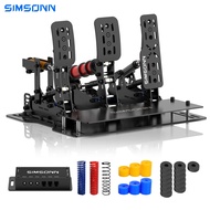 SIMSONN Black Plus X Simracing Pedals Sim Racing Simulator Pedal Pressure Load Cell HE Hydraulic Ped