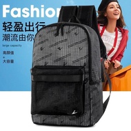 Street Wear Student Fashion Casual Backpack Large Capacity Backpack Transparent Net School Bag Backp