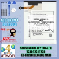 FOR SM Tab 4 7.0 SM-T231 T230 T235 EB-BT230FBE 4000MAH Battery Galaxy Bateri Batery BT230FBE Tab4 7"