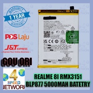 Realm 8i RMX3151 C30 RMX3581 RMX3623 C31 RMX3501 C35 RMX3511 BLP877 5000mAh Battery Realm8 i Realm8i