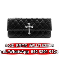 €全港♻️：銀十字絎縫皮革手拿包 克羅心 鉻心 Chrome Hearts 首飾 金飾 銀飾銀器 牛仔褲 T恤 皮衣 衛衣 外套 手袋 銀包 背包 皮帶 錶鍊 鑰匙扣 煙盒 火機 戒指 耳環 手鏈 手