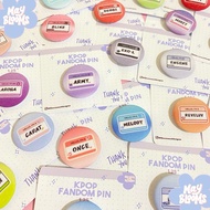 Kpop Fandom Button Pin, Kpop Pins, Kpop Fandom Pins 1.25”