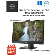 💻 USED DELL OPTIPLEX 7470 ALL IN ONE 💻 i7-9700 | 16GB | 256GB SSD | 24” FHD | OFFICE / WORK PC