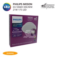 Philips 59469 Meson G5 175 21w 30K Yellow Round LED Downlight
