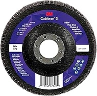 3M Cubitron 3 Flap Disc 1169F, 80+, T29-Conical, 4-1/2 in x 7/8 in, 10 ea/Case