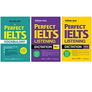 Combo Sách Luyện Thi IELTS :  Perfect IELTS Vocabulary + Perfect IELTS Listeng Dictation Vol.1 + Per