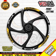 Stiker Velg - Sticker Velk - Stiker Cutting Velg - Stiker Velg Smash motif A05 Ring 17