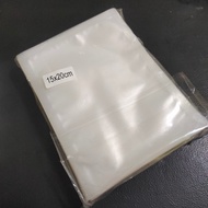 Vacuum Embossed Plastic 15x20 cm - Vacuum bag contains 100 Pcs
