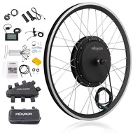 PEXMOR Electric Bike Conversion Kit, 48V 1200W 26" Front/Rear Wheel E-Bike Conversion Kit, Ebike Hub