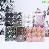 Blala 12Pcs Christmas Baubles Ornament Shatterproof Decorative Baubles For Christmas Tree Wedding Wi