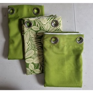 3in1 Only: 2 Plain olive + 1 Shental(Guava leaves) Grommet top