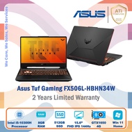 ASUS TUF F15 FX506L-HBHN334W GAMING LAPTOP (I5-10300H/8GB/512GB SSD/15.6 FHD 144HZ/GTX 1650 4GB/W11/2YRS)
